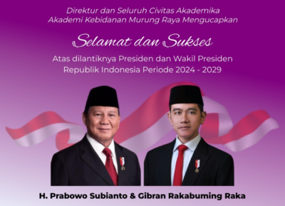 Selamat dan Sukses Atas dilantiknya Presiden dan Wakil Presiden RI